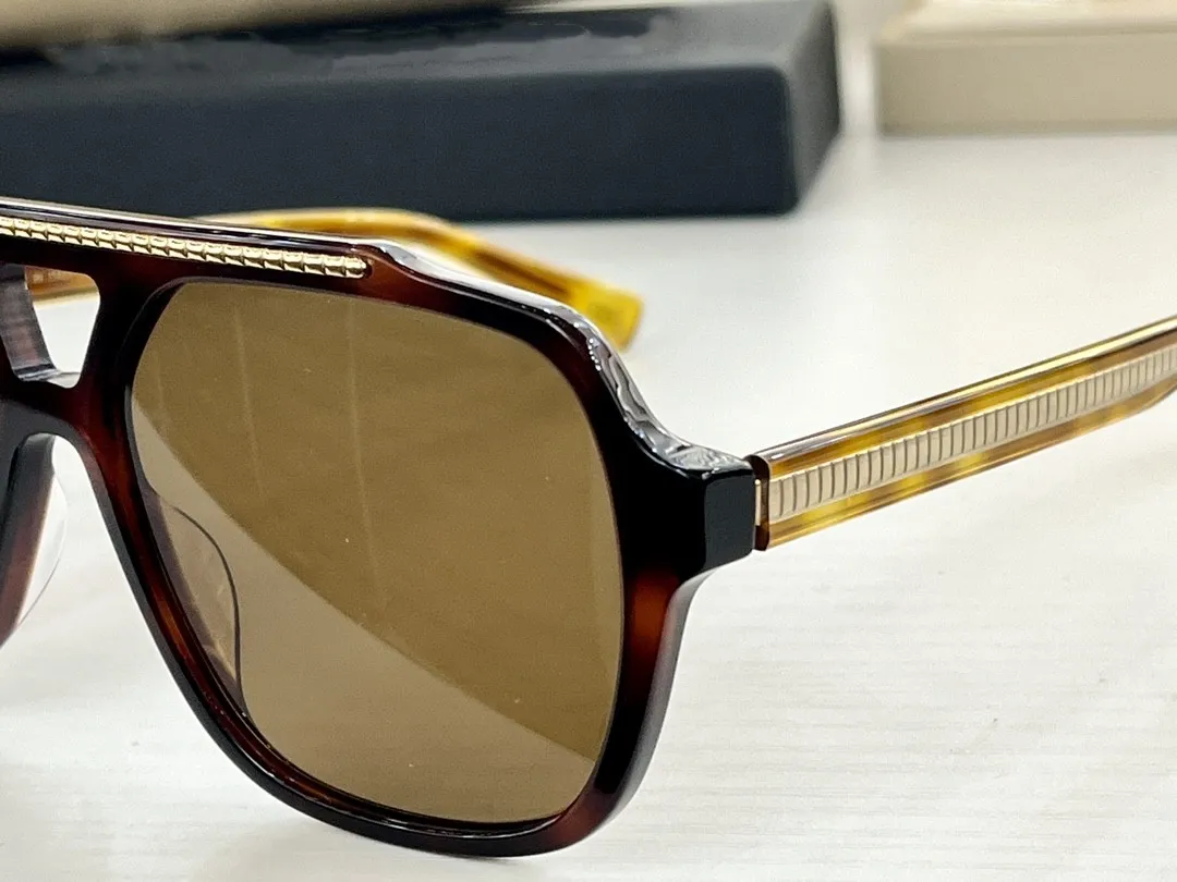 2022 lunettes de soleil pour hommes femmes été 4388B Style Anti-ultraviolet rétro plaque plein cadre lunettes aléatoire boîte