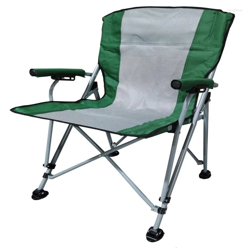 Camp Furniture 2022 Outdoor Folding Chair Fishing Stool Portable Reinforced Backrest Beach Sketching Garden Balcony