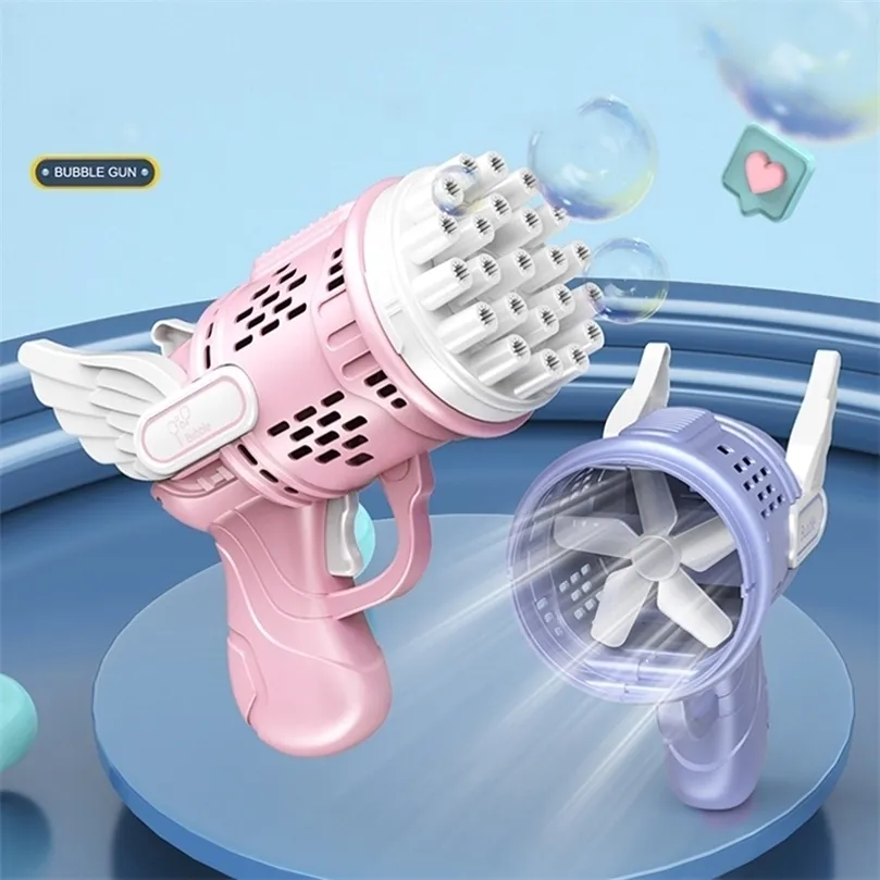 Angel Bubble Blasters Automatic Blower With 23 Holes Rocket Bubbles