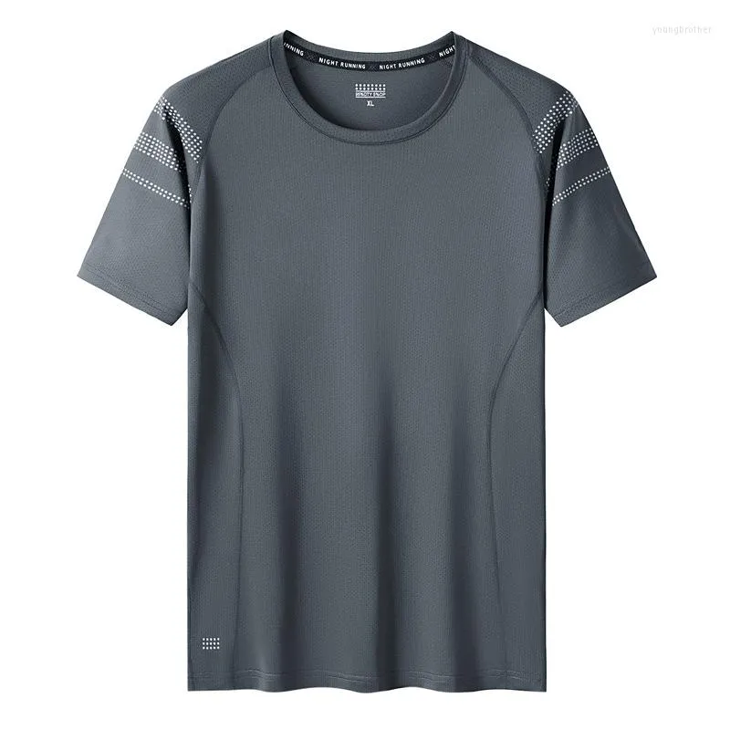 メンズTシャツM-9XL特大のメンズランニングTシャツクイックドライコンプレッションスポーツフィットネスジムジャージースポーツウェア