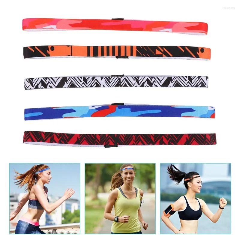 Bandanas Opaski na głowę trening Sport Hair Head cienki joga fitness Paspbasle dresmpasple Swepnon