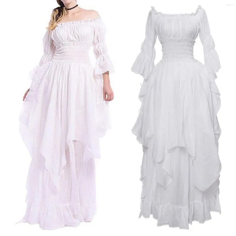 Повседневные платья, винтажное викторианское средневековое платье, женское платье эпохи Возрождения, готика, косплей, костюм на Хэллоуин, платье принцессы для выпускного вечера, вечерние