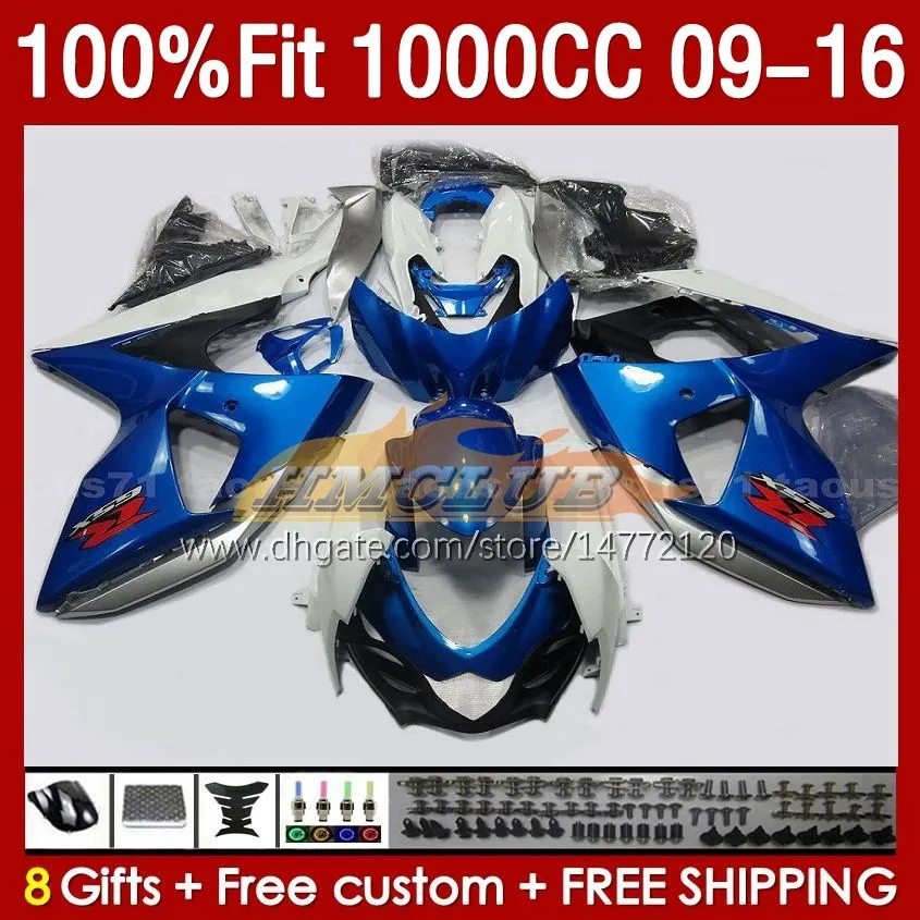 Injection Fairings For SUZUKI K9 blue stock GSXR 1000 CC GSXR1000 09 10 11 12 13 14 15 16 151No.70 K 9 1000CC GSXR-1000 2009 2010 2011 2012 2013 2014 2015 2016 OEM Fairing