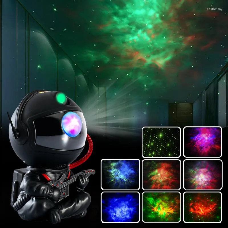 Night Lights Space Astronaut Galaxy Nebula Colorful Lighting Light Projector Led Mini For Kids Home Lamps Decoration