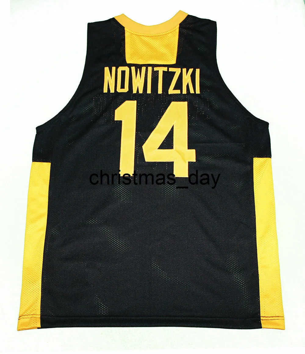 Custom Made Germany 14 Dirk Nowitzki Marquette Basketball Uniforms For Men Throwback Design Stitched In Sizes S 5XL From Custom nbajersey 29.95 DHgate.Com