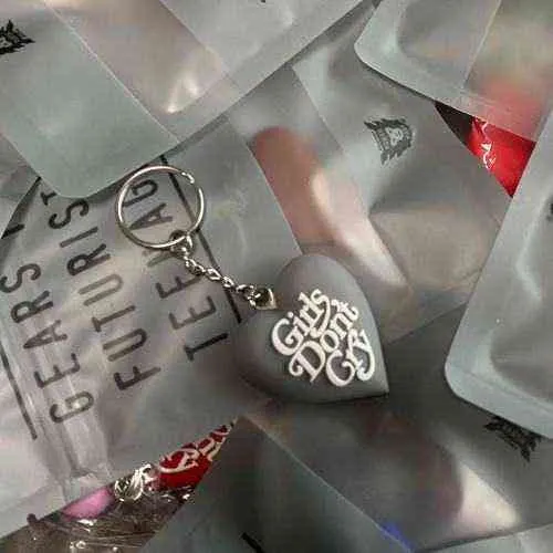 2022 Multicolor Heart Dont Cry Heart Keychain Human Made 2022 Multicolor Heart Dont Cry Heart Keychain Human Made