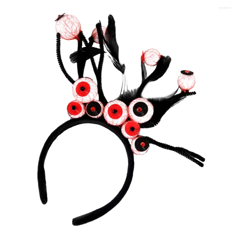 Bandanas Felt Eye Balls Bandeau Creepy Spooky Hairband Pour Hommes Filles Enfants