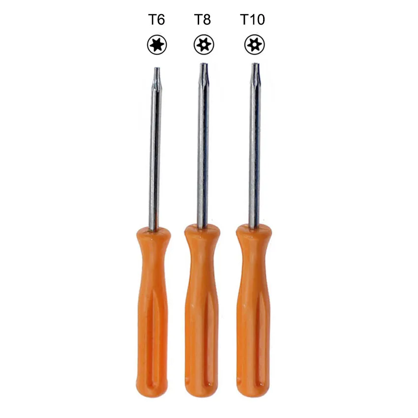 Security Screwdriver for Xbox one Xbox 360 PS3 PS4 Tamperproof Hole Repairing Opening Tool Screw Driver Torx T6 T8 T10 FAST SHIP