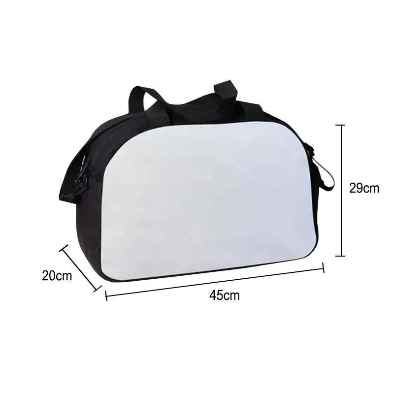 Sublimation Shoulder Bags Blank DIY Blanks Yoga Bag Single Handle Travel Storagebag Huge Storage Duffle Bag