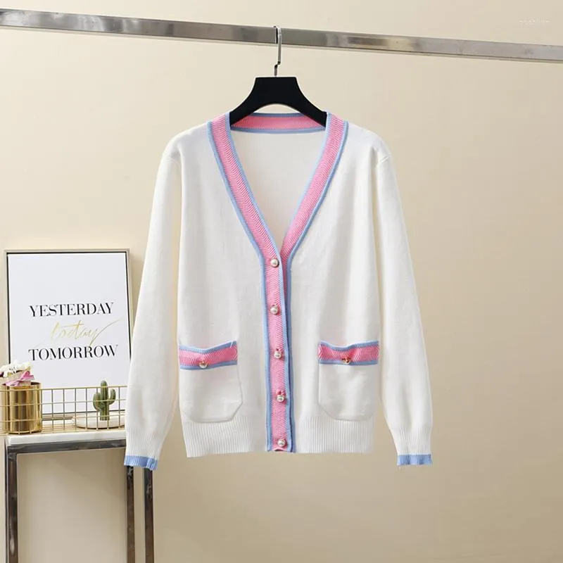 Kurtki damskie kurtka harajuku damska odzież z kapturem na dzianina ubrania Y2K Kobieta 2022 Plus size Kawaii Płaszcz Korea Mody Cardigan