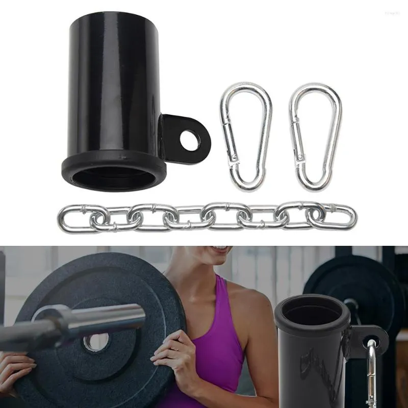 Accessories Durable T-bar Row Platform Eyelet Attachment Kit With Chain For Bent Over Exercise Cable Machine Weight Lifting Office