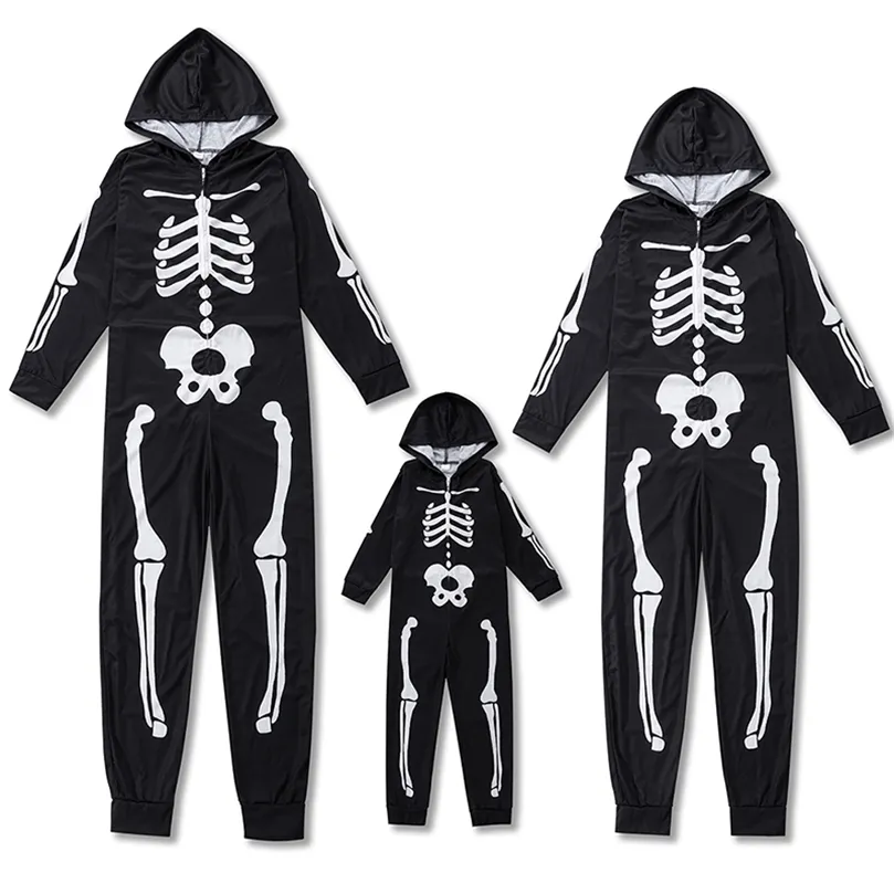 Abiti coordinati per la famiglia Costume di Halloween Abiti coordinati per la famiglia Padre Madre Figlio Figlia Vestiti Halloween Abiti per bambini per adulti Set Family Look 220913