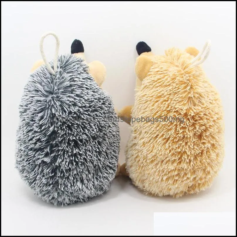 Dog Toys Chews Dog Toys Lovely Pet Puppy Chew Plush Bite Toy Cartoon Animals Squirrel Cotton Rope Hedgehog Shaped Squeak Drop Delive Dhovn