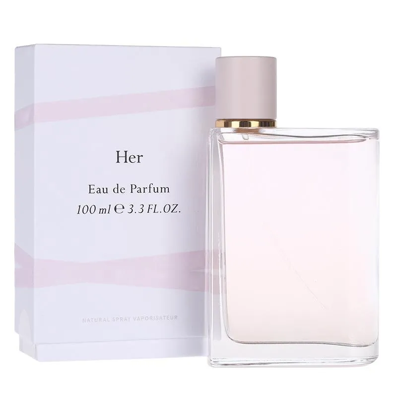 Spray de perfume feminino 100ml Her EDP Floral Frutado Fragrância Cheiro Doce Longa Duração Envio rápido