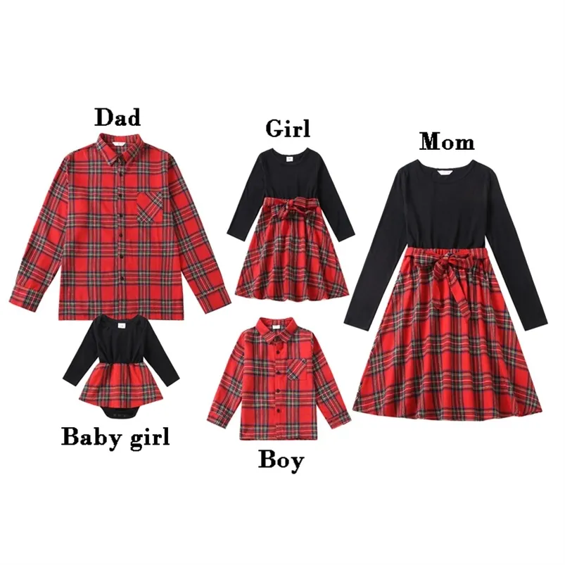 Family Matching Outfits Family Matching Clothes Mother Father And Children Betis Daddy Boys Shirt Mom Daughter Equal Dresses Nick Baby Girls Kids Outfit 220914