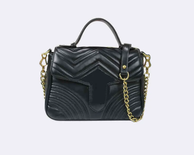 Çantalar kadın tasarımcılar marka yüksek kaliteli omuz çanta üst tutamak çantalar altın zincir moda mektup aşk kalp