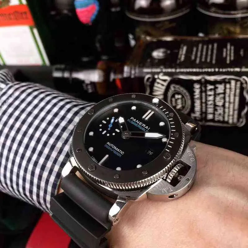 Designer horloge Luxe horloges voor heren Mechanisch polshorloge Automatische saffierspiegel 47 mm 13 mm Geïmporteerde rubberen horlogeband Watchpaner Oxcx