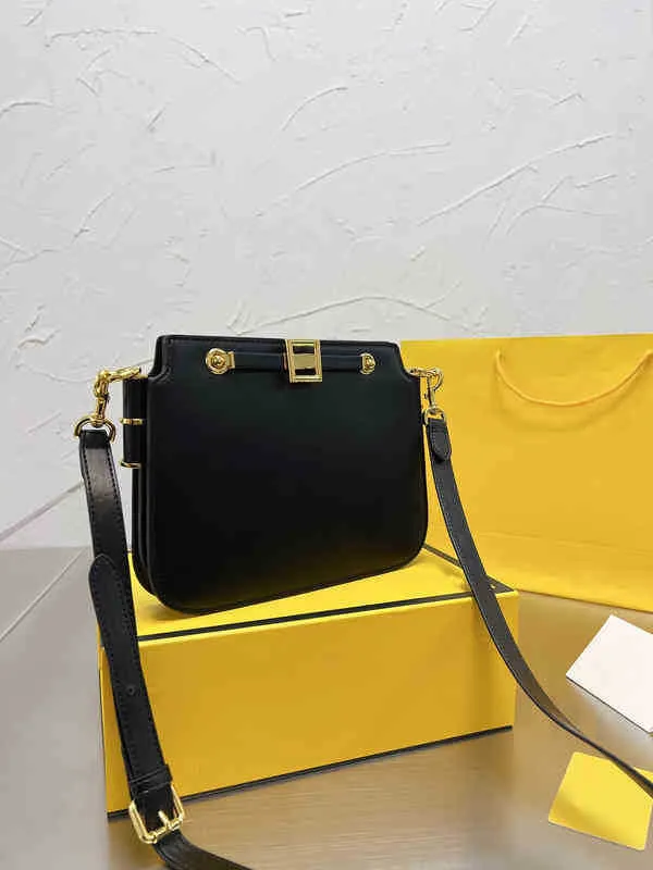 Kopplingskvinnor som skriver ut handväska axel läder designer crossbody kvinnliga plånböcker affärssorge påsar 220307