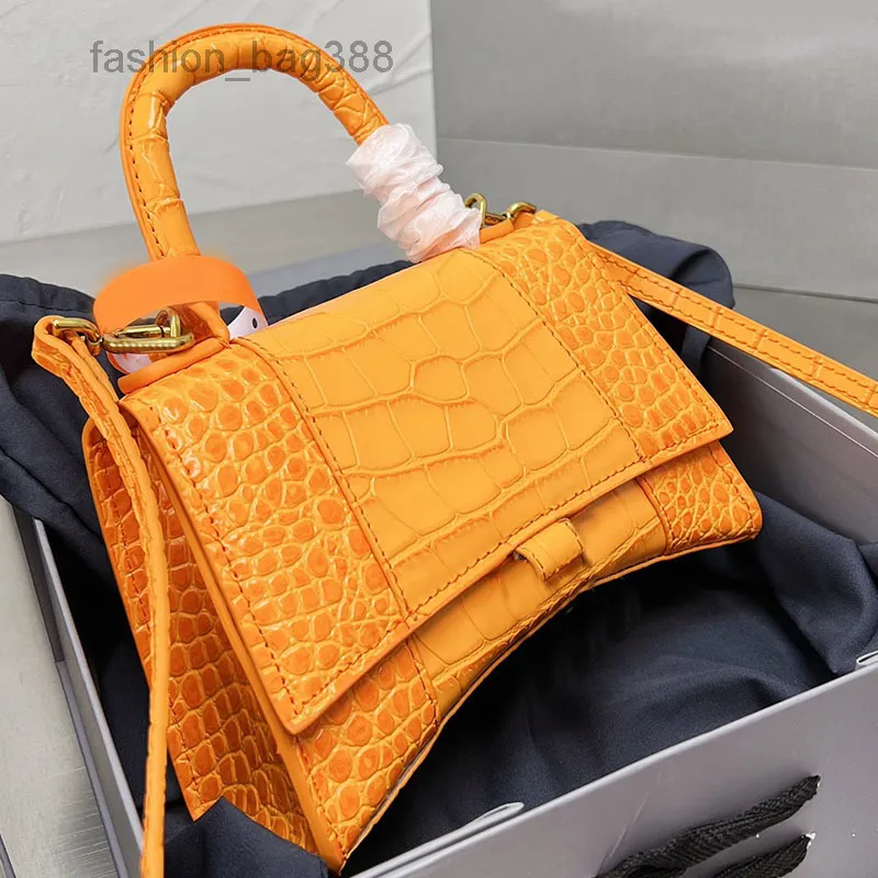 Evening Bags Hourglass Bag Tote Bags Shoulder Cross Body Handbag Women Leather Crocodile Pattern Hardware Letter Buckle Flap Purse Removable Strap Wallet