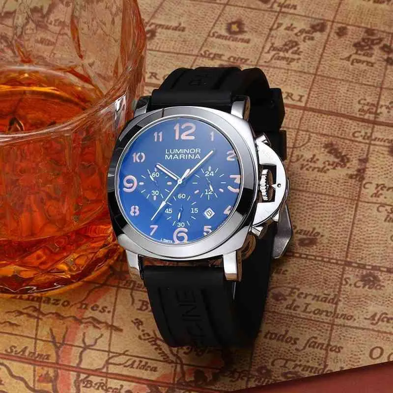 Mens Watches Fashion Strap Multi-function Waterproof Wristwatches Style