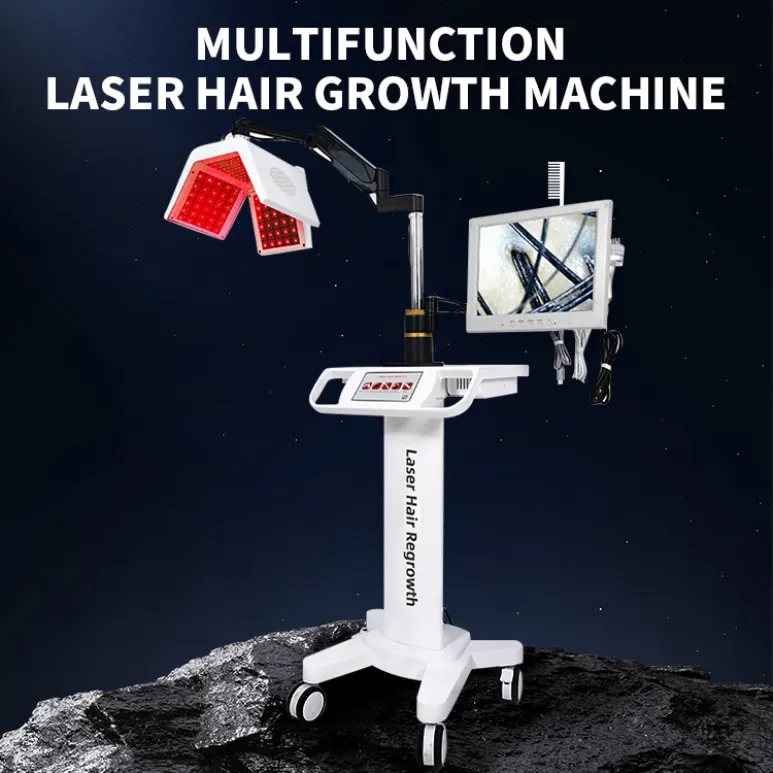 Lasermaschine, nicht-invasives, luftgekühltes System, 1800 W, PDT, 660 Nm, rotes Licht zur Entfernung von Flecken und Hautverjüngung