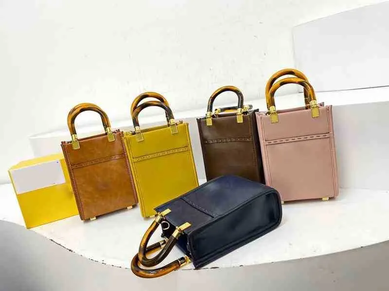 MINI Tote Bag Phone Wallet Handbag Designer Mini Women Amber Handle Shoulder Messenger Crossbody Clutch Lady Purse 220526