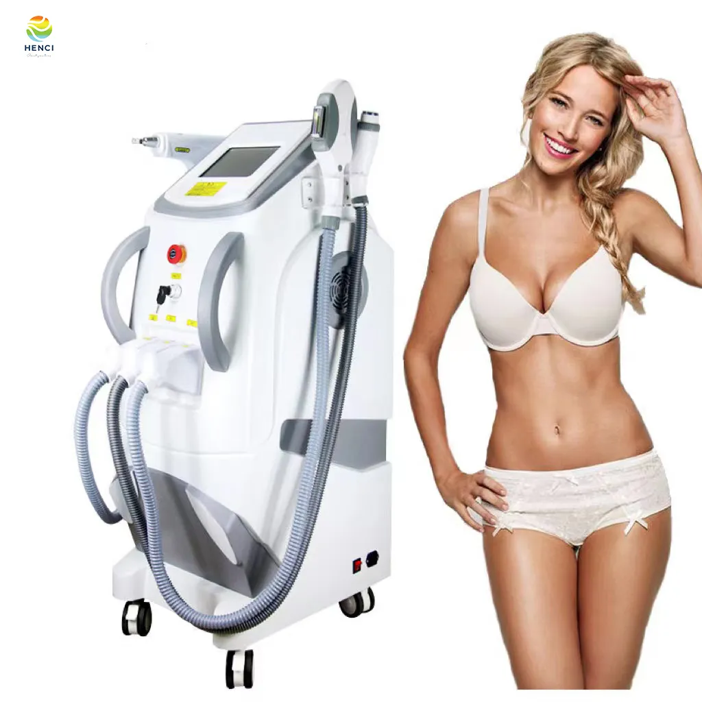 4 In 1 Laser Machine RF Skin Rejuvenation Nd Yag Laser Tattoo Removal Device Elight Depiladora Ice Cool IPL Lasers Hair-Removal Beauty Equipment