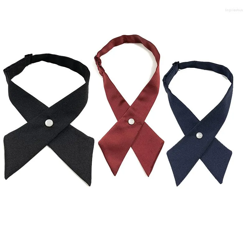 Ensembles de vêtements 3 couleurs fille mignon JK croix cravate femmes noeud papillon pour uniformes scolaires étudiants chiffons accessoires accessoire