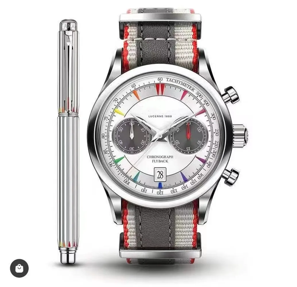2022 高級品 メンズ 高級腕時計 6 針シリーズ 全文字盤稼働 メンズ クォーツ 腕時計 CARLF ブランド時計 ファッション 丸型