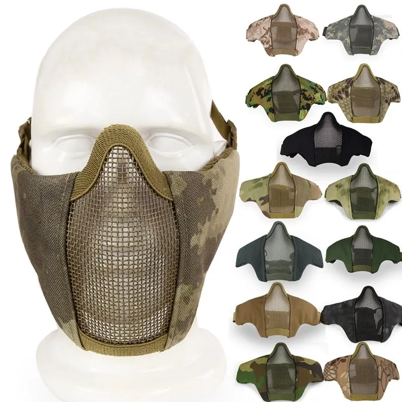 Bandanas Tactical Balaclava Headgear Mask Paintball Full Face Breattable Outdoor Hunt Wargame CS Protection