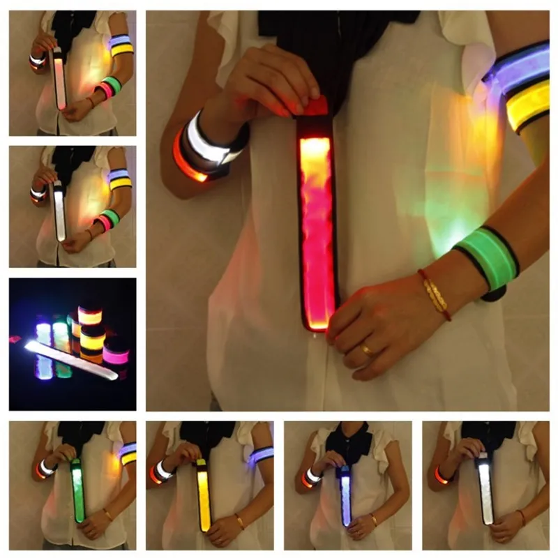 LED Luminous Wrist Party Favor Favor Outdoor Sport Luminescence Band Band luminous Bracelet T9i002076