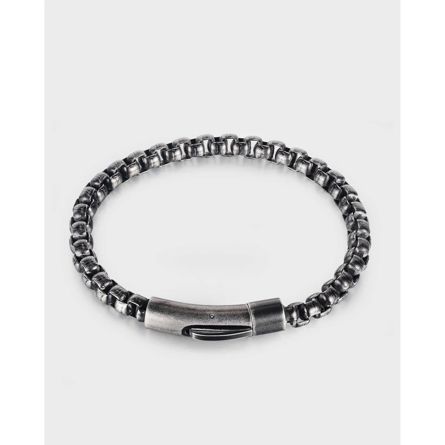 Gioielli moda personalità bracciale in acciaio da uomo semplice personalità tendenza hip hop bracciale in acciaio inossidabile braccialetti schiavo