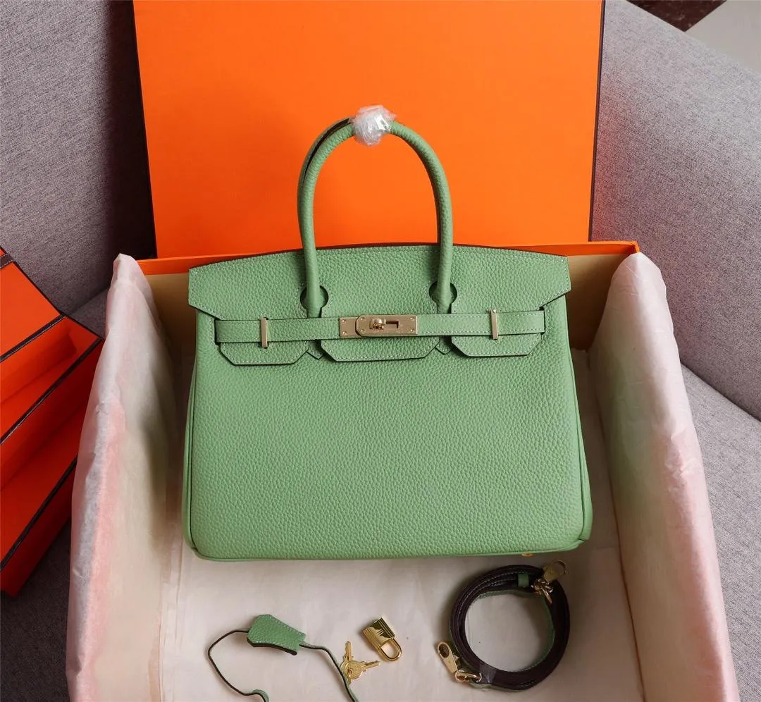 Women Genuine Leather Totes Bag Designers Luxury Handbag Fashion New Female Quality Shoulder Messenger Birk Bags 25cm 30cm 35cm 2310