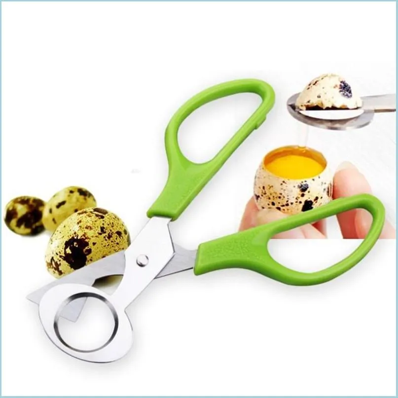 Egg Tools Pigeon Quail Egg Scissor Bird Cutter Opener Slicers Kitchen Housewife Tool Clipper Accessories Gadgets Convenience Drop Del Dharw