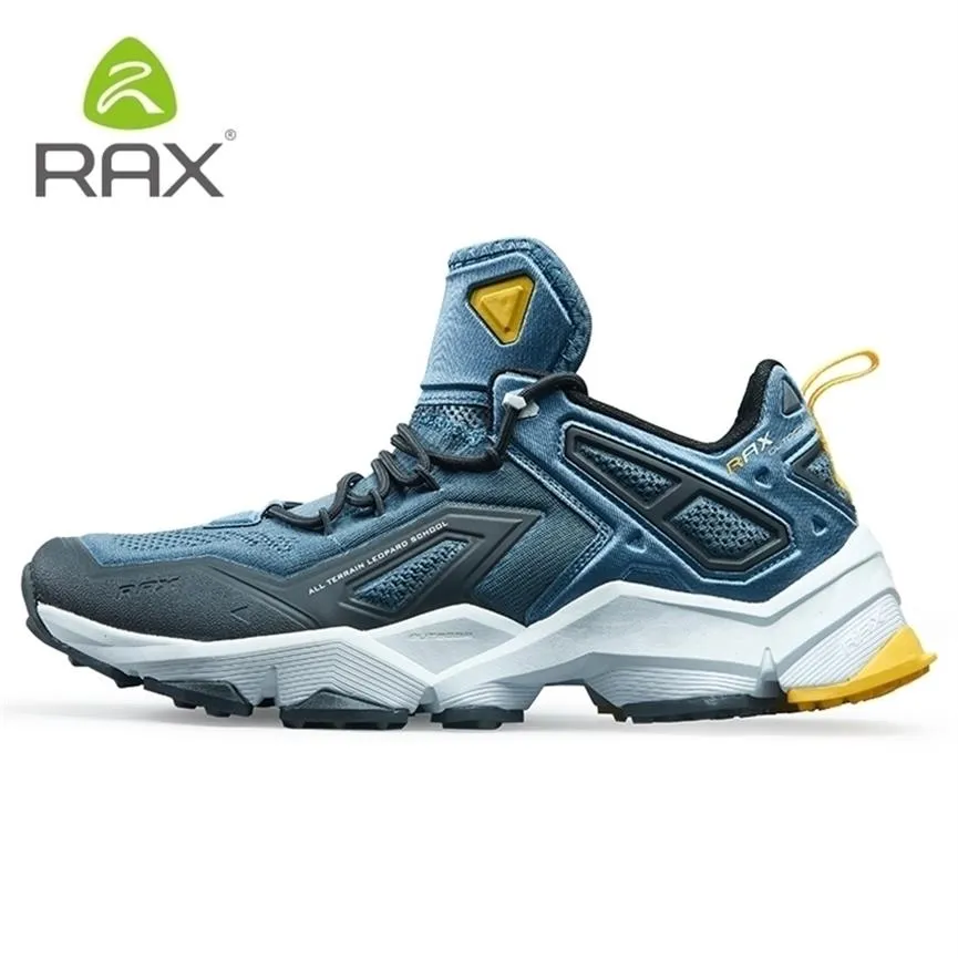 Rax Running Shoes Menwomen Outdoor Sport Shoes Breatable Lightweight Sneakers Air Mesh Apper Austislip Natural Rubber Excled 220630244V