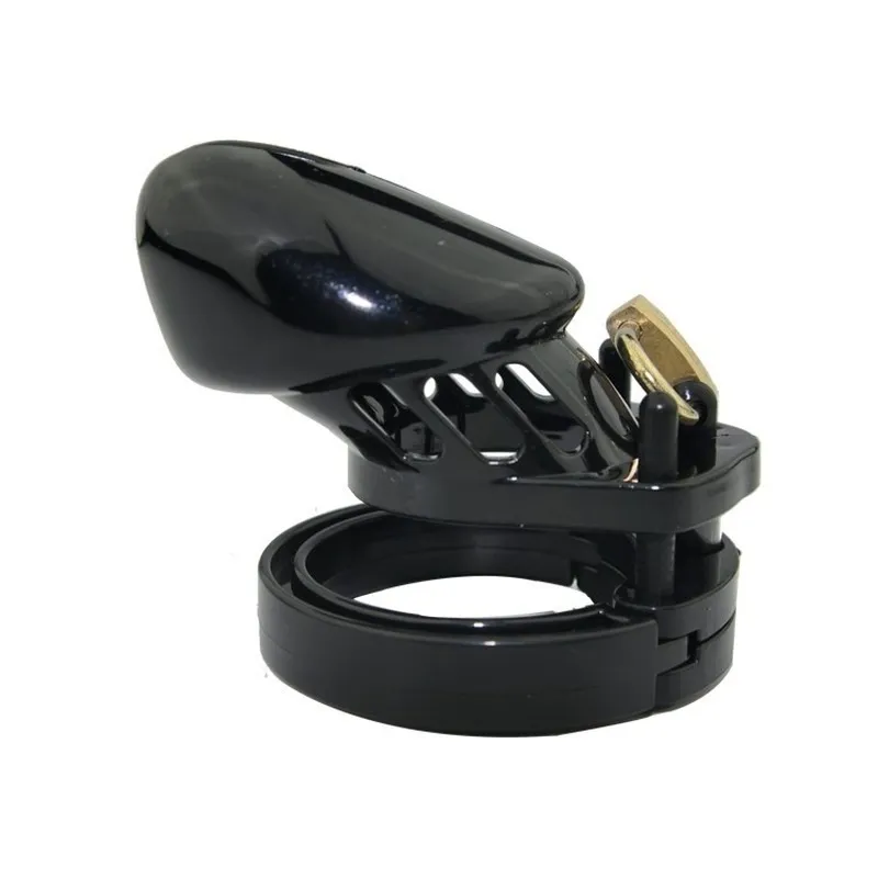 rings Sex Toys Small/Standard Male Device with 5 Size Rings Brass Lock Locking Number Tags Chastity Cage_voghion.com