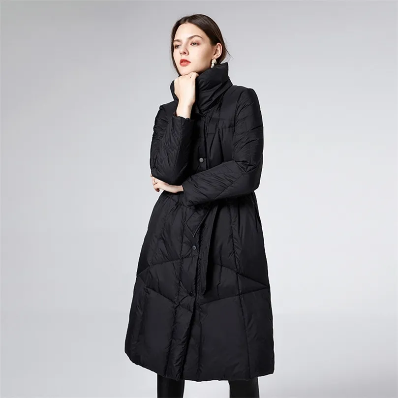 Femmes vers le bas Parkas hiver femmes duvet de canard manteau Parka vestes femmes longue duvet de canard veste Outwear 220914