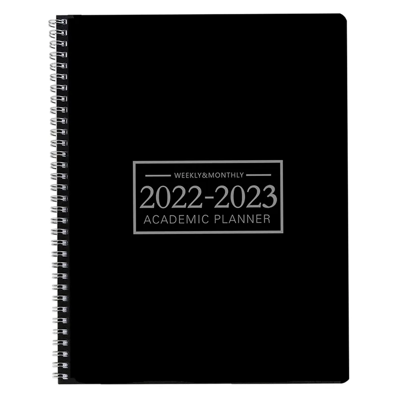 Notepads Daily Calendar Planner Notebook -2023 Weekly and Monthly Academic Agenda Time Management Personal Diary Organizer 220914