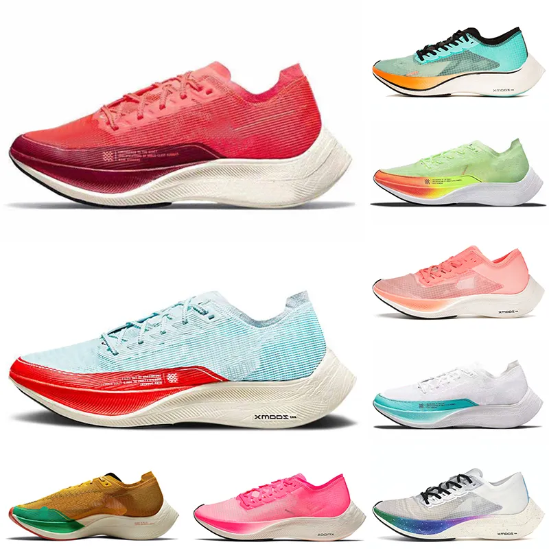 Pegasus Zoomx Vaporfly التالي 2 أحذية الركض الرجال نساء أبيض معدني الفضة الوردي Aurora الأخضر ekiden الأزرق be true stenners sneakers 36-45