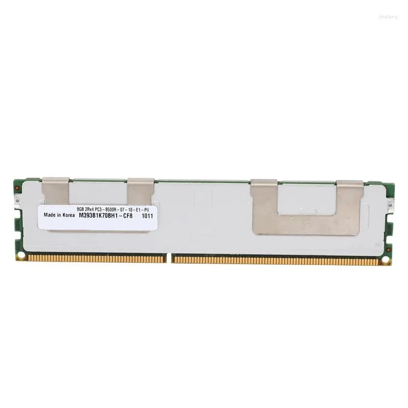 För server 8GB DDR3 Memory RAM PC3-8500R 1.5V DIMM ECC Reg med kylfläns LGA 2011 x58 x79 x99 moderkort