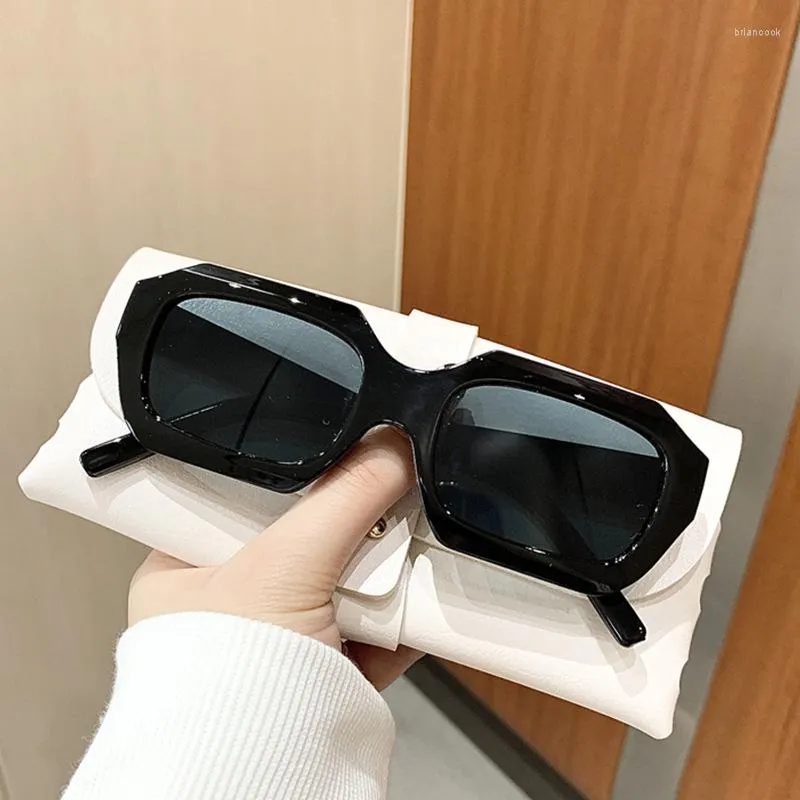 Óculos de sol Designer de marca Retângulo Retângulo INS Fashion Candy Color Square Sun Glasses UV400 Eyewear