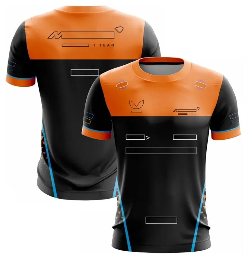 T-shirt de l'équipe F1 2022 pour hommes, grande taille, combinaison de course à manches courtes, sport décontracté, haut à séchage rapide