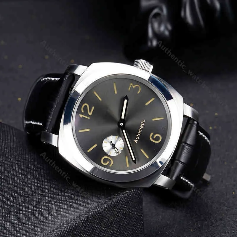 Paneraii Paneria Marke Luxus Uhren Top Luminor Männer es beste Panerai Edition Brauner Lederband Automatische Wasserdichte Uhr