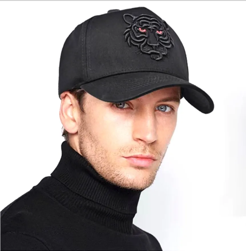 Tiger Hat Designer Chapeaux Fashion Ball Caps pour hommes Cape de baseball Broderie Simple Outdoor High Quality R￩glable
