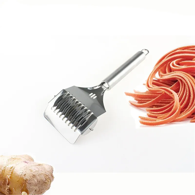 Herramientas de reposter￭a de hornear Cortero de colocador de fideos de acero inoxidable Cortero de masa Pasta Spaghetti fabricante de cocina Herramientas de cocina JK2007XB