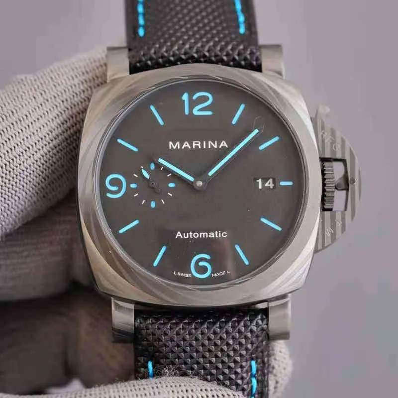 Designer masculino relógio de luxo relógios para relógio de pulso mecânico totalmente automático cinto à prova dwaterproof água luminosa 1x34