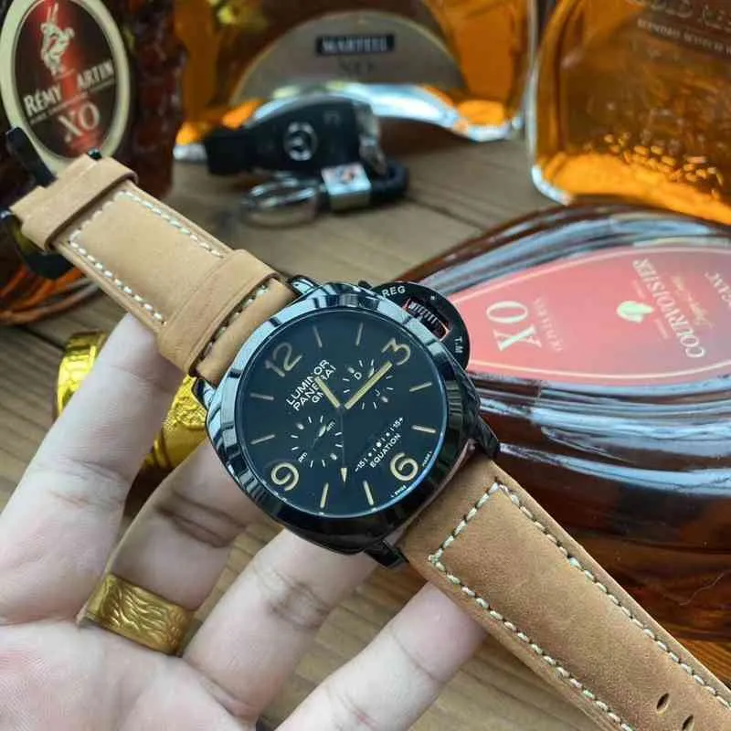 Wodoodporne zegarek zegarek na rękę Designer Watch Full Funkcja Luksusowa moda skórzana