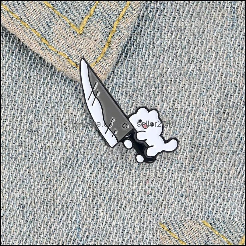 Stift broscher s￶ta emalj katt broscher stift djur brosch lapel pin badge mode smycken g￥va f￶r flickor barn Will och Sandy646 DHQGE