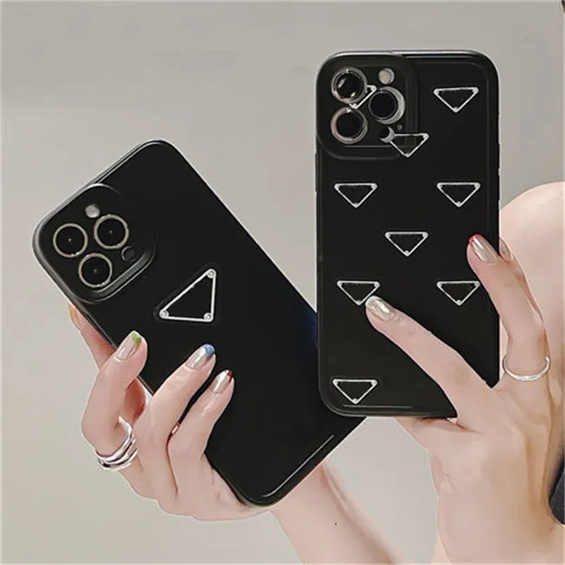 Fashion Designers Phone Cases For IPhone 13 12 11 Pro Max 13Pro XSMAX Black Letter Mobile Back Shell I5 Cellphone Cases