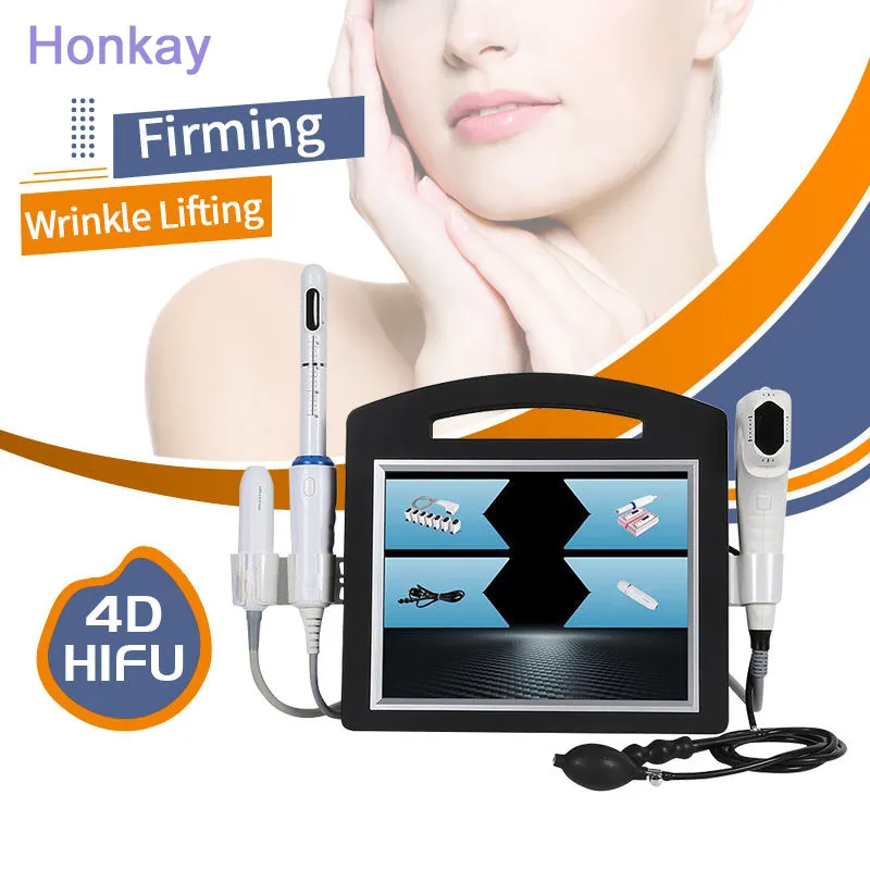 3 em 1 Equipamento multifuncional de beleza 4D HIFU ULTRASOUND VMAX LIFICIMENTO DE FACELO DE SLUMMING MACHING REMOVELY MACHAÇÃO DO CORPO DE CONTOLHA MÁQUIC